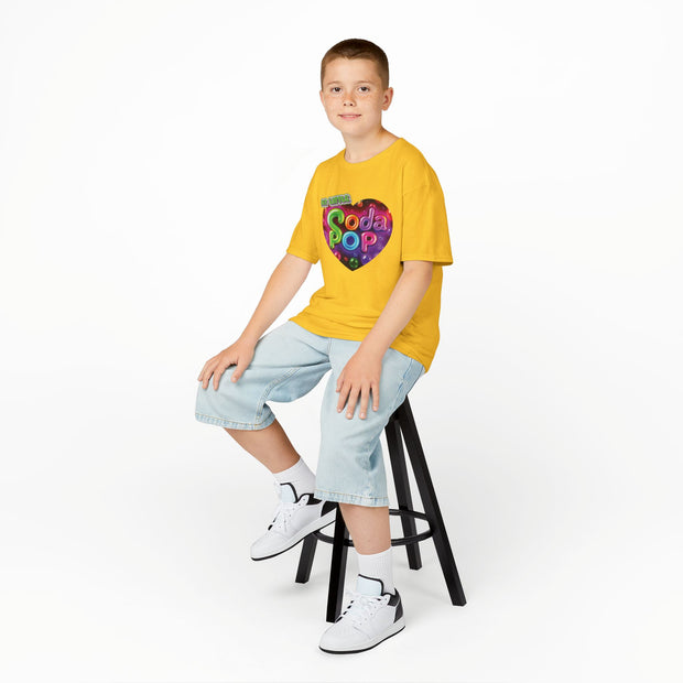 Kids Soda Pop Tee - Fun Graphic T-Shirt, Kids Birthday Gift, Playful Fashion, Summer Outfit, Casual Wear