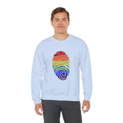 Pride Fingerprint Unisex Heavy Blend™ Crewneck Sweatshirt
