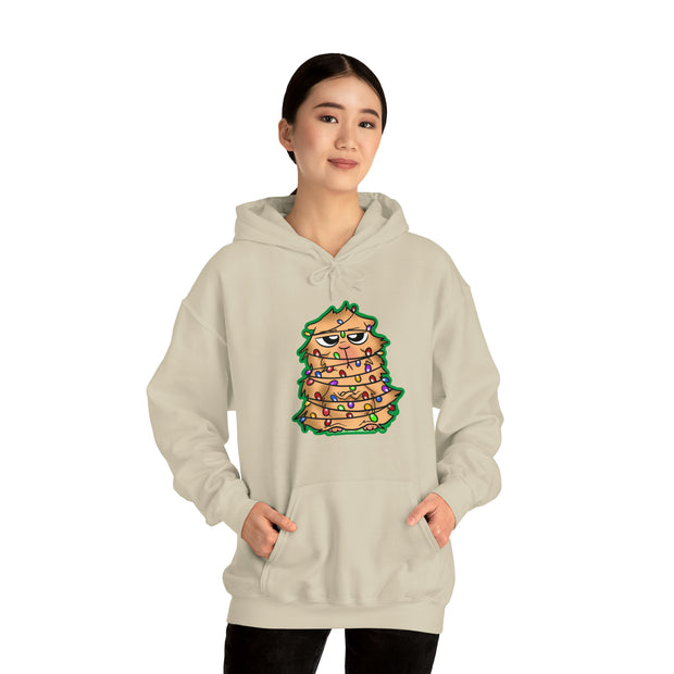 Christmas cat Unisex Heavy Blend™ Hooded Sweatshirt