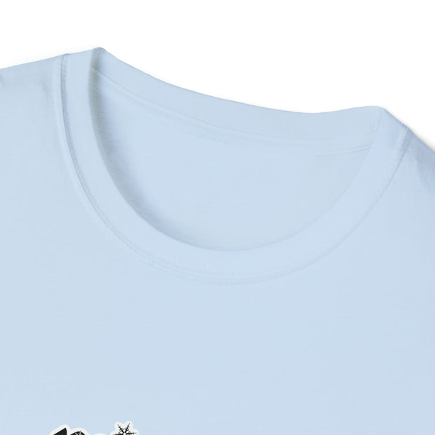 Christmas cat Unisex Softstyle T-Shirt