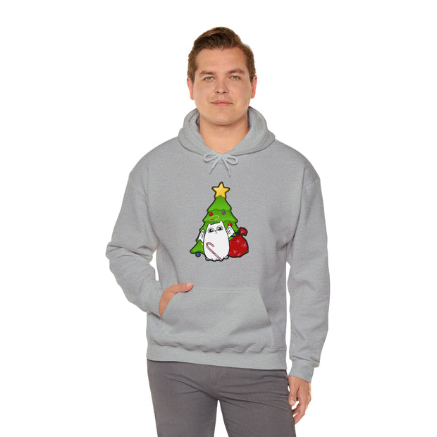 Christmas cat Unisex Heavy Blend™ Hooded Sweatshirt