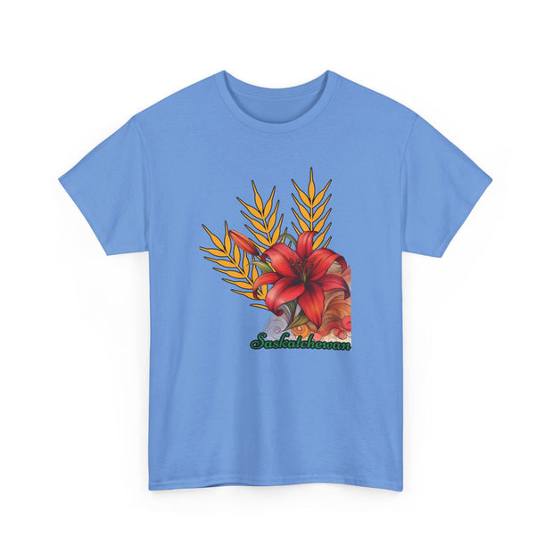 Saskatchewan Lily Unisex Heavy Cotton Tee