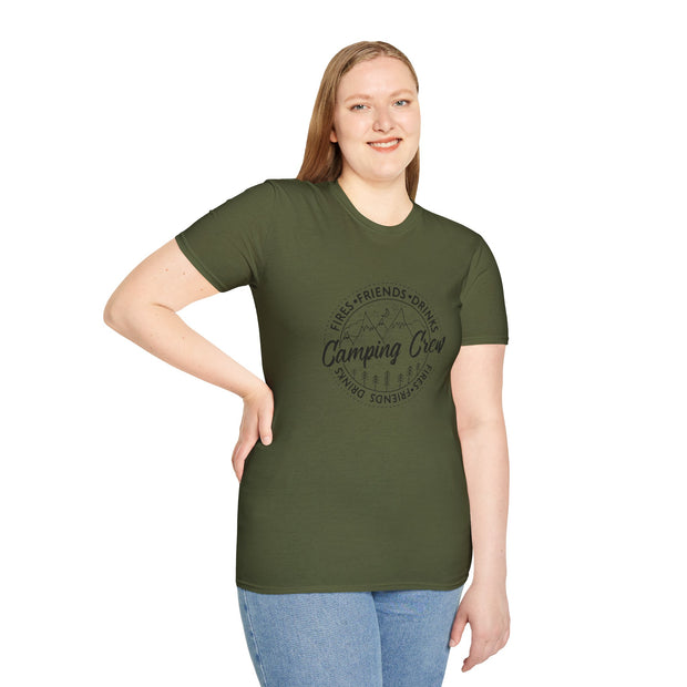 Camping Crew Unisex Softstyle T-Shirt