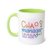 Chaos Manager Accent Mugs, 11oz