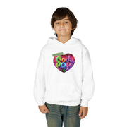 Youth Hooded Sweatshirt with Soda Pop Design, Fun Sweatshirt for Kids, Perfect Gift for Birthdays, Cozy Hooded Top, Great for Casual Wear