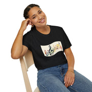 Musical Notes Unisex Softstyle T-Shirt