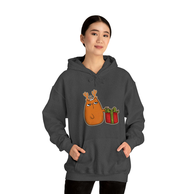 Christmas cat Unisex Heavy Blend™ Hooded Sweatshirt