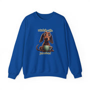Funny Coffee Dog Unisex Heavy Blend™ Crewneck Sweatshirt