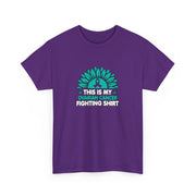 Ovarian cancer Unisex Heavy Cotton Tee