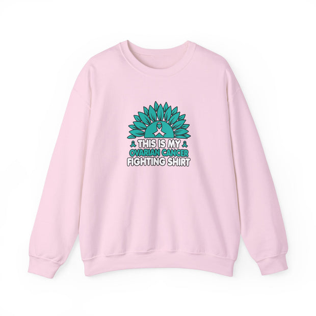 Ovarian Cancer Fighting Unisex Heavy Blend™ Crewneck Sweatshirt