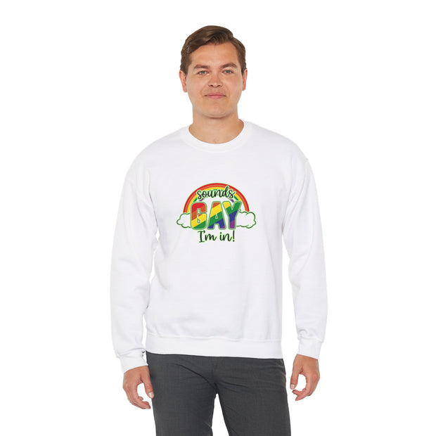 Sounds Gay Unisex Heavy Blend™ Crewneck Sweatshirt