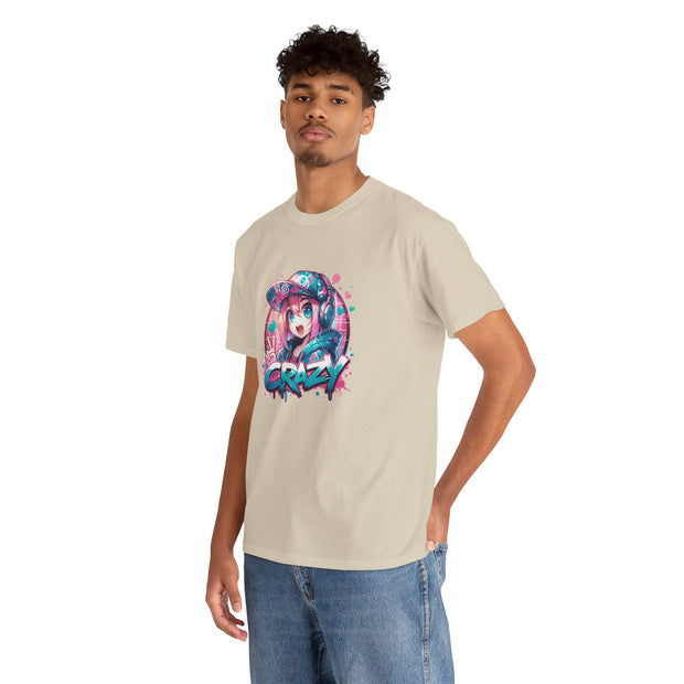 Graffiti Anime Girls Unisex Heavy Cotton Tee