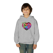Youth Hooded Sweatshirt with Soda Pop Design, Fun Sweatshirt for Kids, Perfect Gift for Birthdays, Cozy Hooded Top, Great for Casual Wear