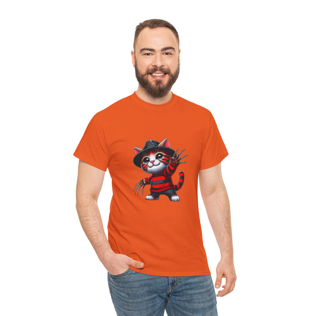 Horror Movie Cats Unisex Heavy Cotton Tee
