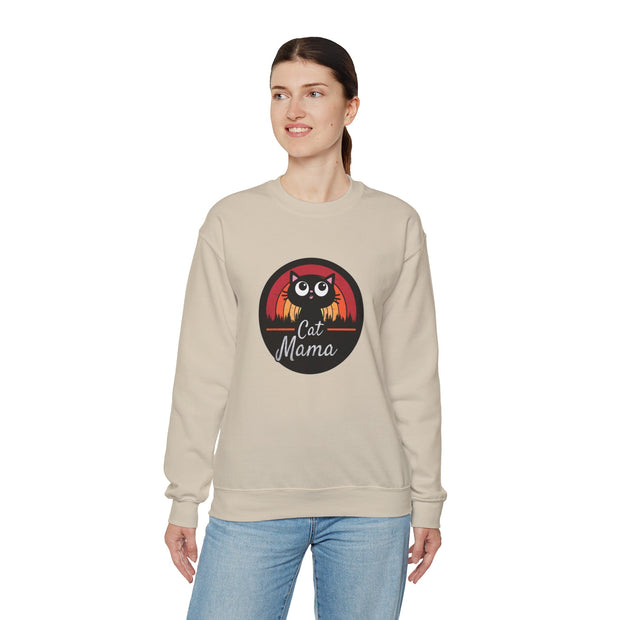 Cat Mama Unisex Heavy Blend™ Crewneck Sweatshirt