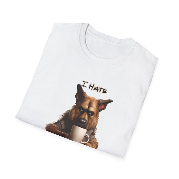 Grumpy Dog Unisex Softstyle T-Shirt