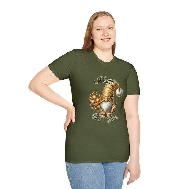 Gnome New Year Unisex Softstyle T-Shirt