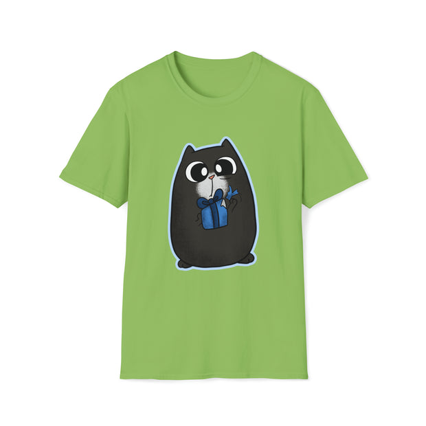 Christmas cat Unisex Softstyle T-Shirt