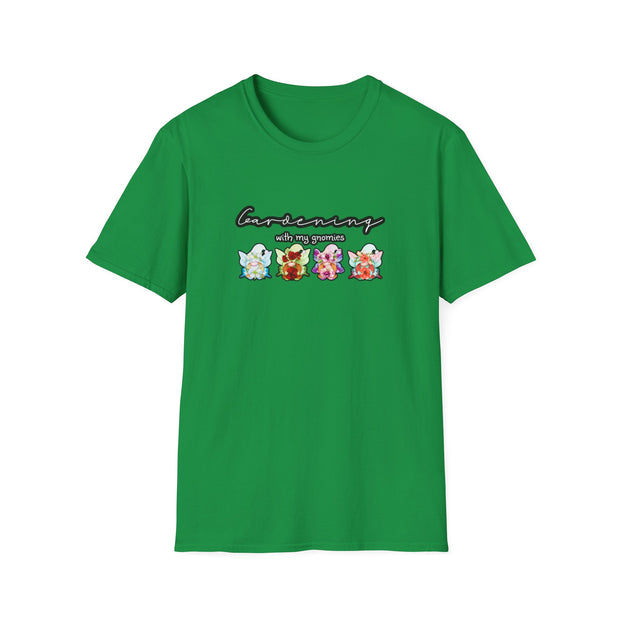 Gardening with my Gnomies Unisex Softstyle T-Shirt