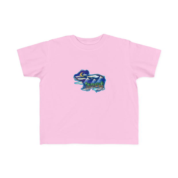 Nighttime bear Toddler's Fine Jersey Tee