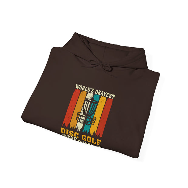World’s Okayest Disc Golf Player Unisex Heavy Blend™ Hooded Sweatshirt