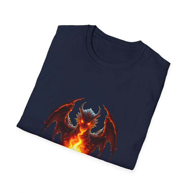 Fire Dragon Unisex Softstyle T-Shirt