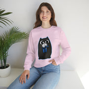 Christmas cat Unisex Heavy Blend™ Crewneck Sweatshirt