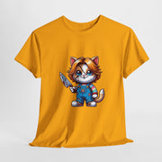 Horror Movie Cats Unisex Heavy Cotton Tee