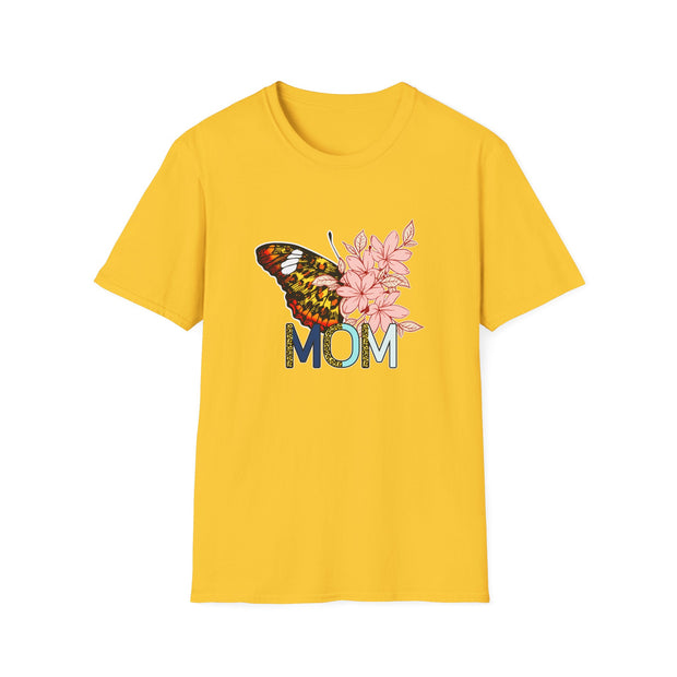 Butterfly Mom Unisex Softstyle T-Shirt