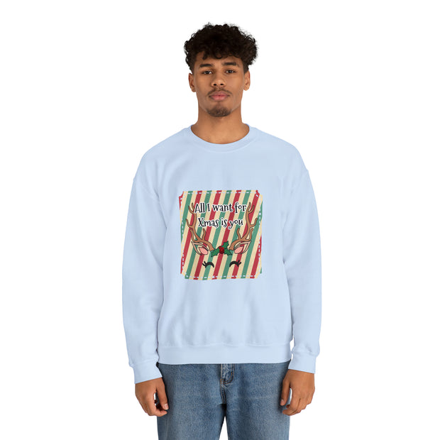 Reindeer Unisex Heavy Blend™ Crewneck Sweatshirt