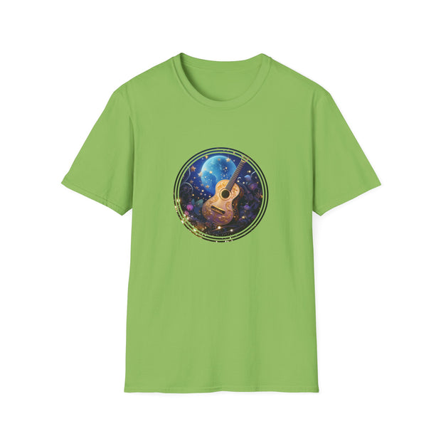 Moonlight Guitar Unisex Softstyle T-Shirt