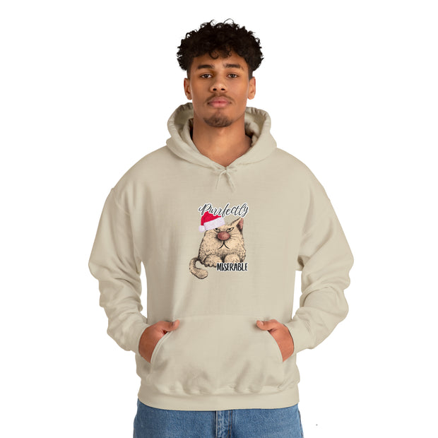 Christmas cat Unisex Heavy Blend™ Hooded Sweatshirt