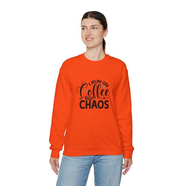 Coffee and Chaos Unisex Heavy Blend™ Crewneck Sweatshirt