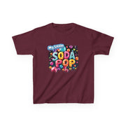 Kids Soda Pop Tee, Fun T-Shirt, Cute Apparel for Kids, Gift for Birthdays, Playdate Outfit, Colorful Kidswear