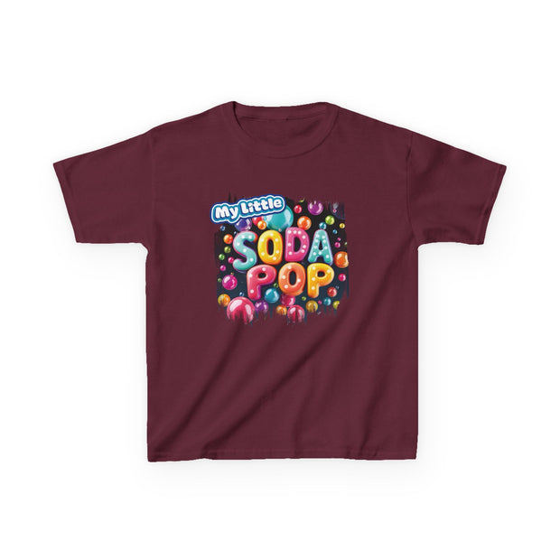 Kids Soda Pop Tee, Fun T-Shirt, Cute Apparel for Kids, Gift for Birthdays, Playdate Outfit, Colorful Kidswear