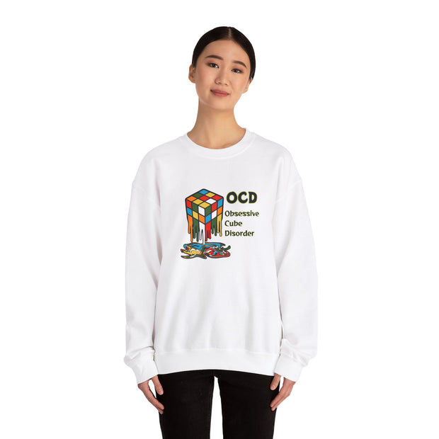 Rubik Cube Unisex Heavy Blend™ Crewneck Sweatshirt
