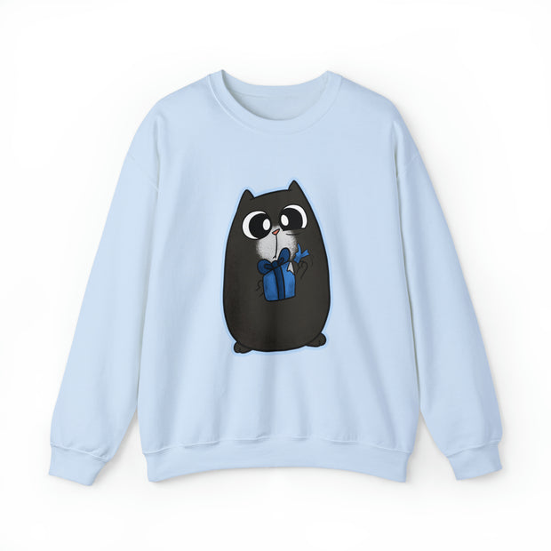 Christmas cat Unisex Heavy Blend™ Crewneck Sweatshirt