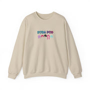 Soda Pop Crewneck Sweatshirt | Unisex Comfortable Top, Gift for Fathers Day, Cozy Fashion, Casual and Trendy Wear