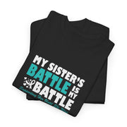 Sister Ovarian Cancer Unisex Heavy Cotton Tee