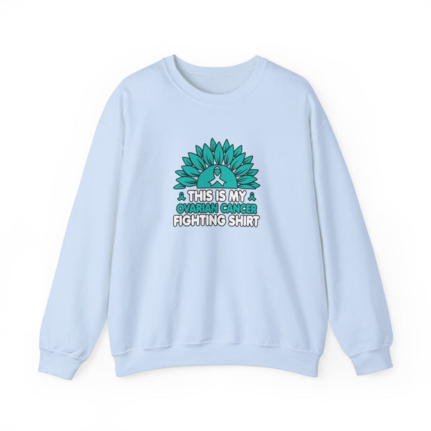 Ovarian Cancer Fighting Unisex Heavy Blend™ Crewneck Sweatshirt