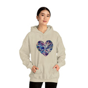 Heart Butterfly Unisex Heavy Blend™ Hooded Sweatshirt