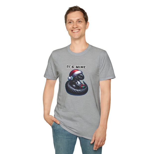 Christmas dragon Unisex Softstyle T-Shirt