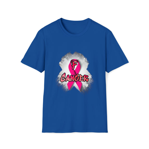 F cancer Unisex Softstyle T-Shirt