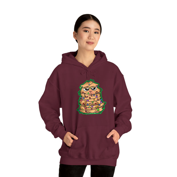 Christmas cat Unisex Heavy Blend™ Hooded Sweatshirt