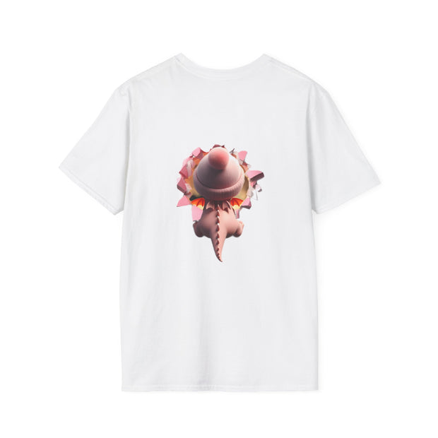 Valentines Dragon 2 Sided Unisex Softstyle T-Shirt