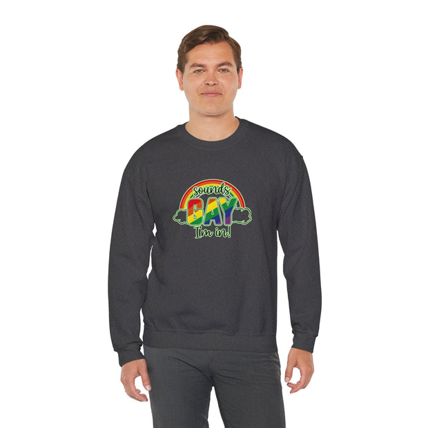 Sounds Gay Unisex Heavy Blend™ Crewneck Sweatshirt