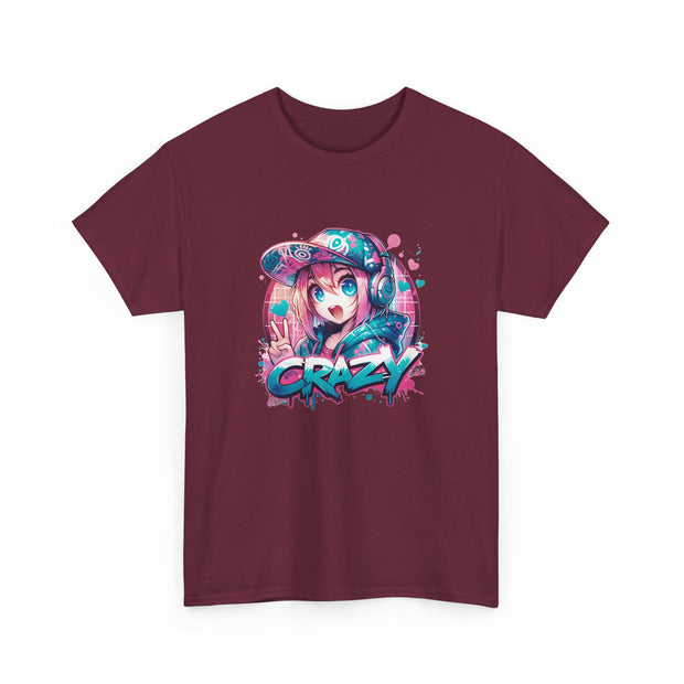 Graffiti Anime Girls Unisex Heavy Cotton Tee