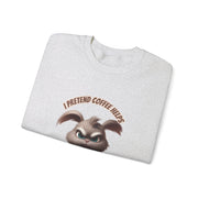 I Pretend that Coffee Helps Unisex Heavy Blend™ Crewneck Sweatshirt