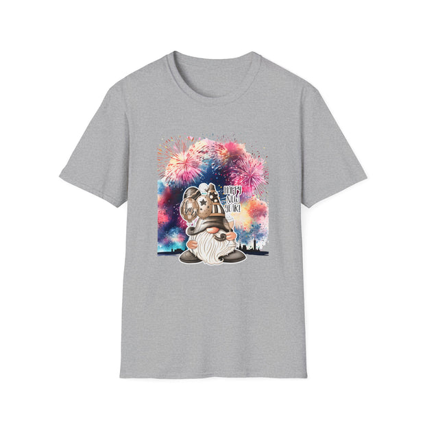 Gnome New Year Unisex Softstyle T-Shirt
