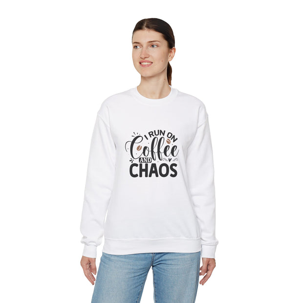 Coffee and Chaos Unisex Heavy Blend™ Crewneck Sweatshirt